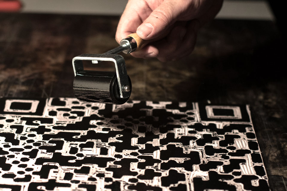 высокая печать QR кода